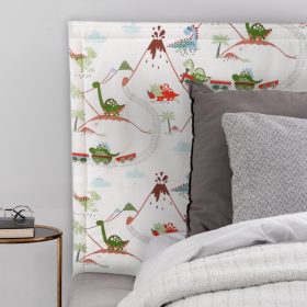 Falvédő gyerekszobába - dinók (zöld)