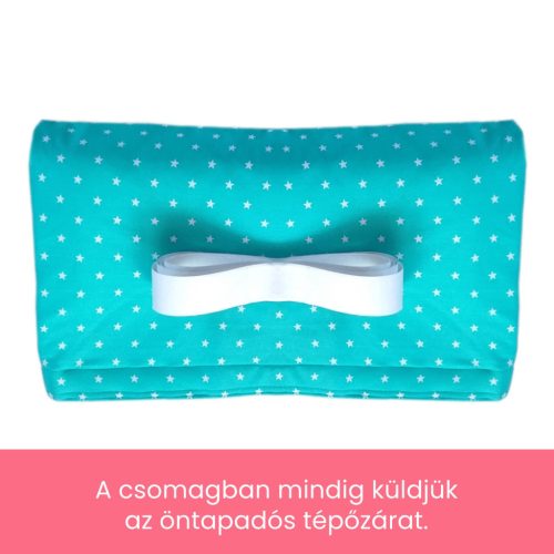 Falvédő gyerekszobába - szafari mintás (türkiz)