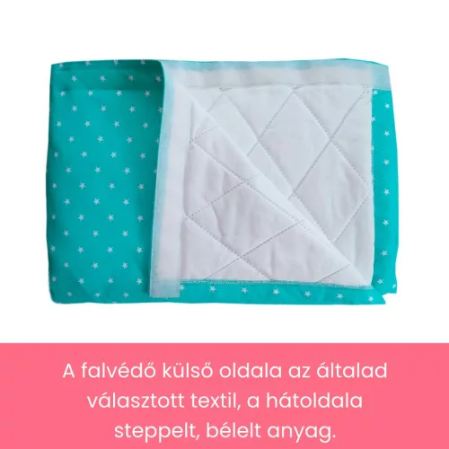 Sötétkék falvédő