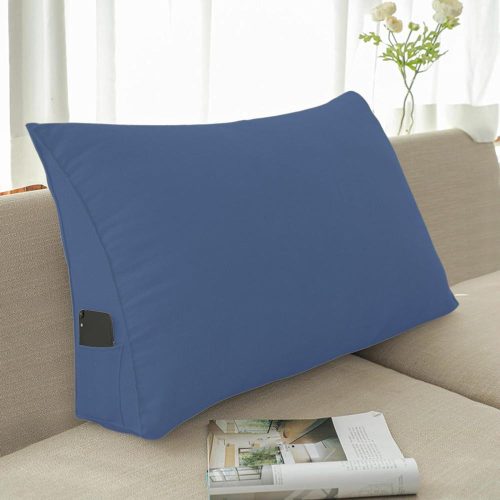 Háttámla párna denimkék