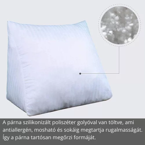 Háttámla párna türkiz