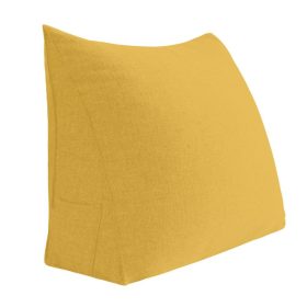 Huzat háttámla párnához sárga