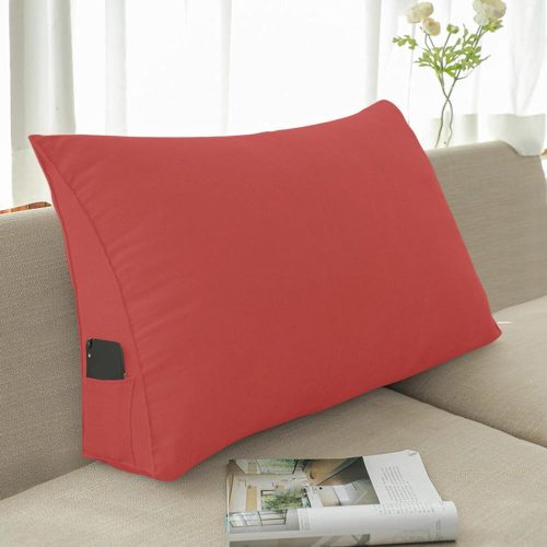 Huzat háttámla párnához piros