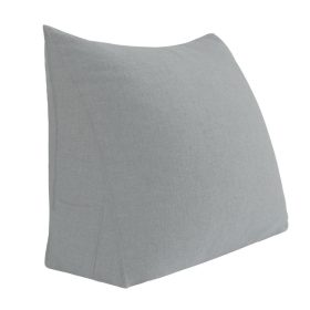 Huzat háttámla párnához világosszürke
