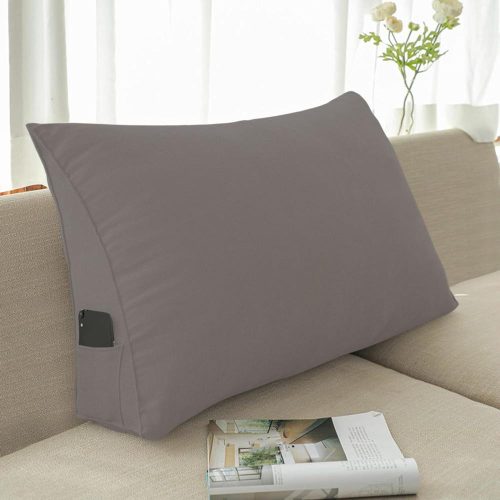 Huzat háttámla párnához szürke