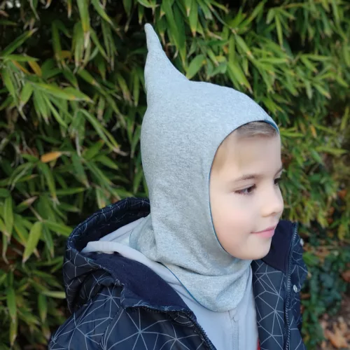 Gyerek kifordítható csősapka, sálsapka kisfiúknak